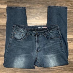 Izod Comfort Stretch Straight Fit Jeans Mens 36x30